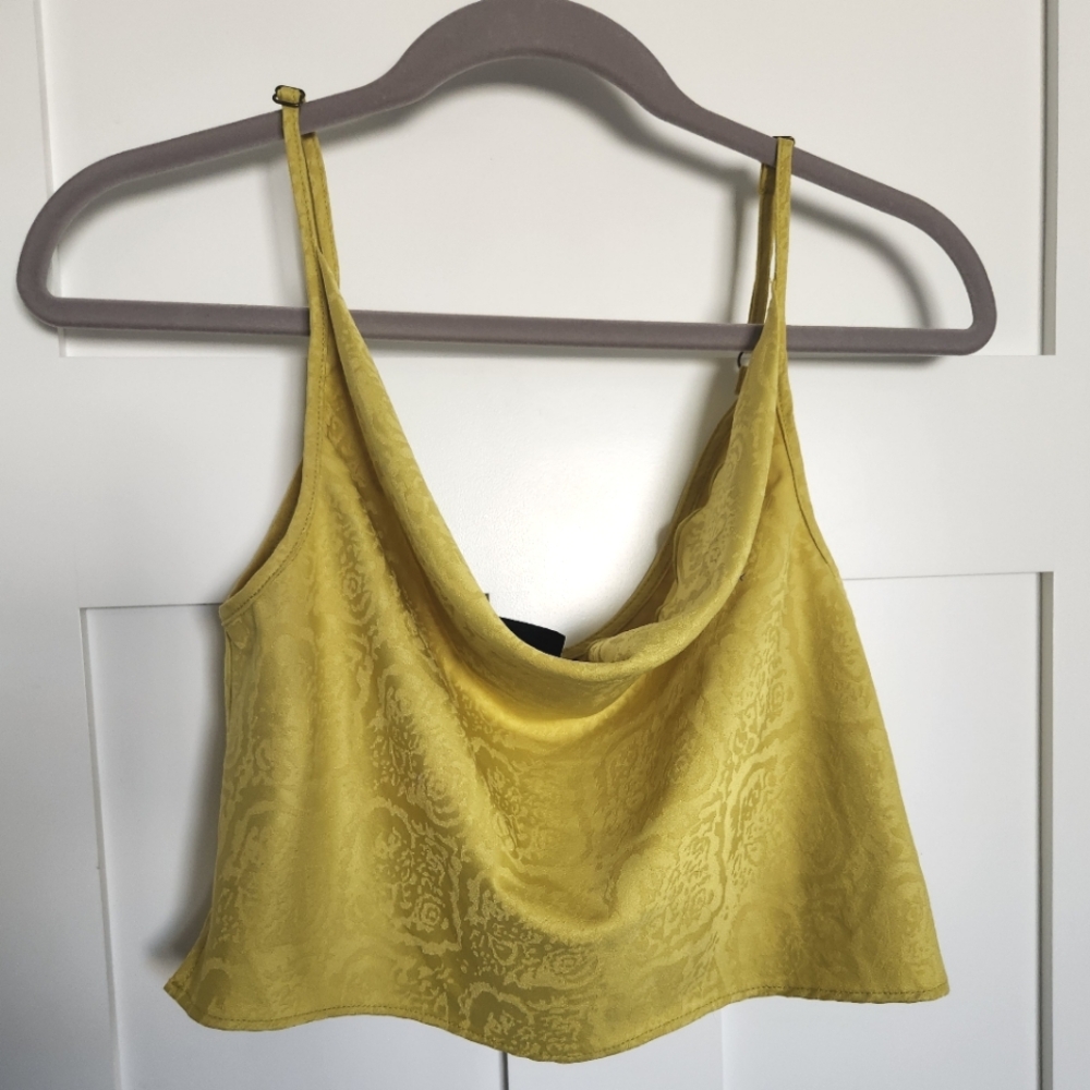 Urban Outfitters Yellow Crop Top